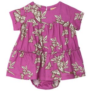 Vestido Butterfly Rosa - Bebê Menina