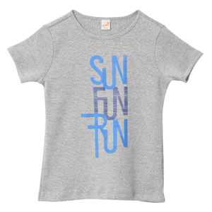 Camiseta Run Mescla - Infantil Menina