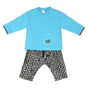 Conjunto Blusa e Calça Van Azul - Bebê Menino