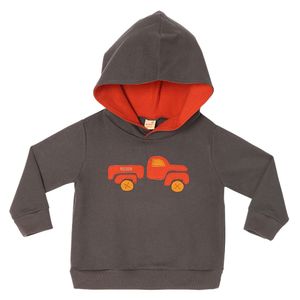 Blusão Capuz Truck Chumbo - Toddler Menino