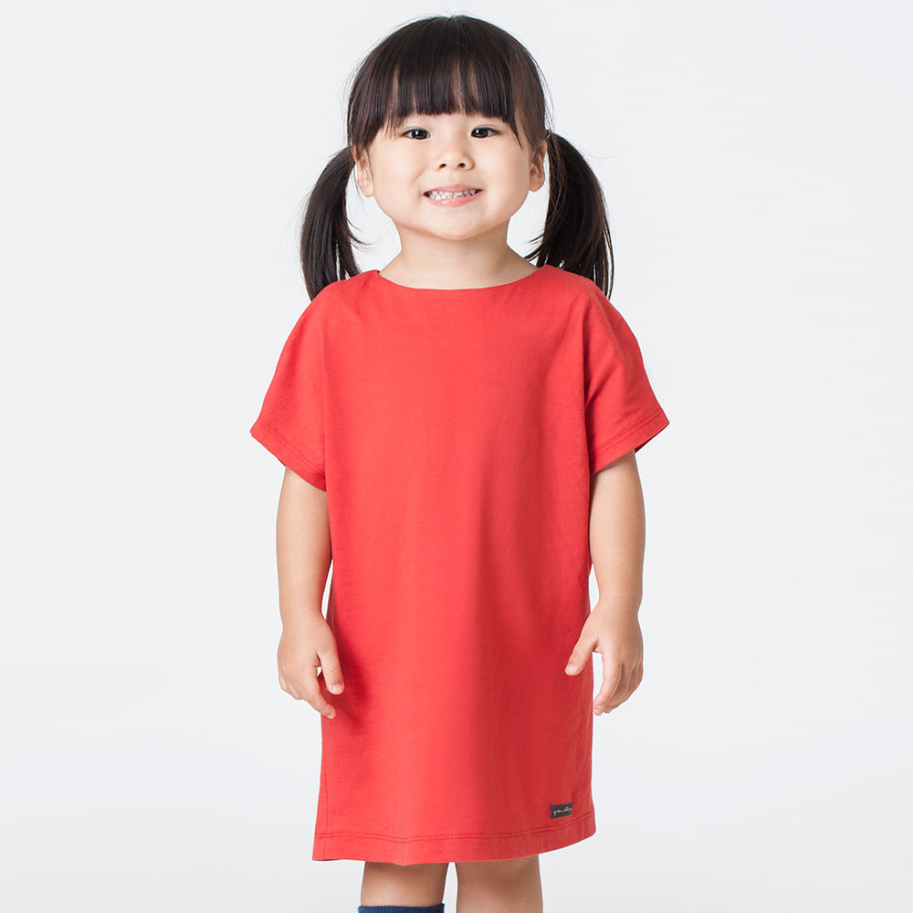 Vestido Toddler Menina Spot on Vermelho