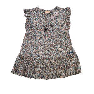 Vestido Infantil Menina Mini Spots Caqui
