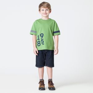 Camiseta Infantil Menino 1985 Verde