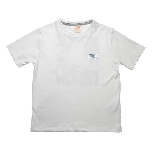 Camiseta Infantil Menino Planet Off White