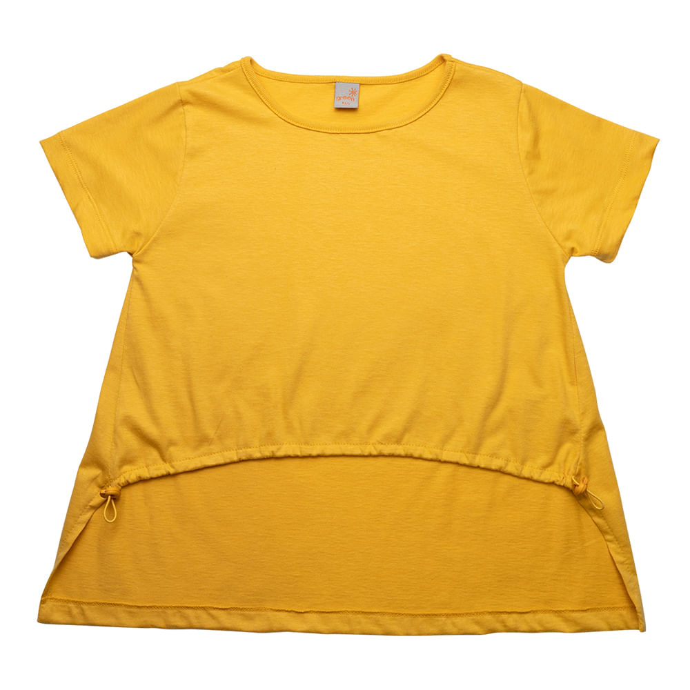Camiseta Infantil Menina Sungreen Amarelo