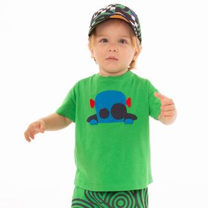 Camiseta Toddler Menino Alien Verde