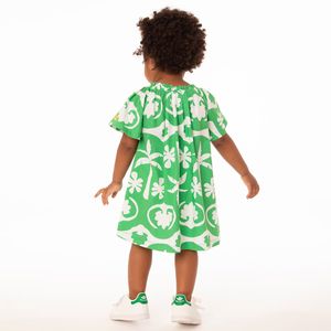 Vestido Toddler Menina Space Oasis Verde
