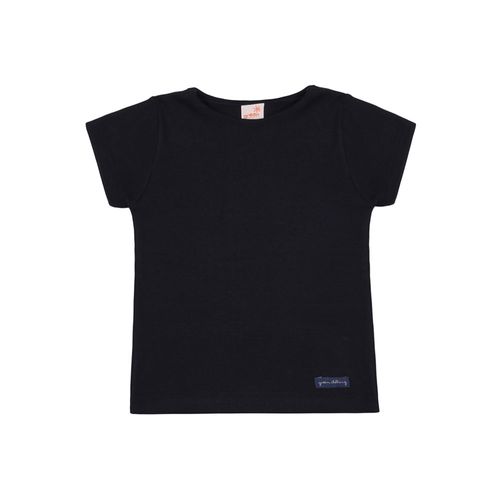 Camiseta Toddler Menina Green Básica RIB Azul Escuro