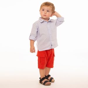Camisa Toddler Menino Blue Sky Azul