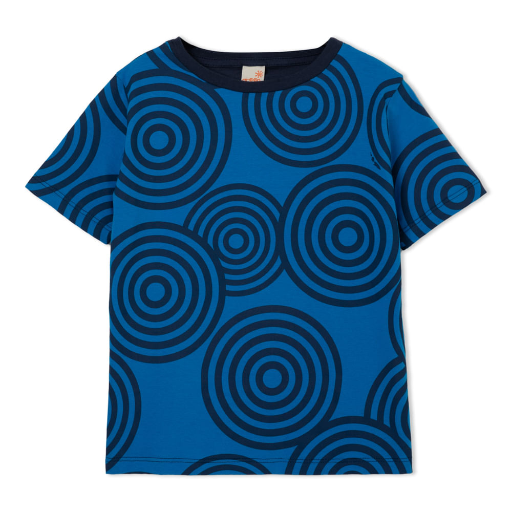 Camiseta Infantil Menino Orbiter Azul
