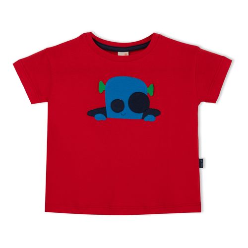 Camiseta Toddler Menino Alien Vermelha