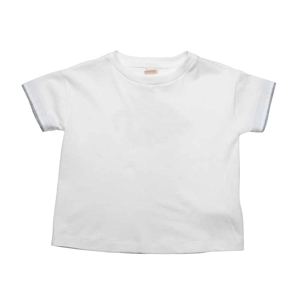 Camiseta Toddler Menino Hermit Branca
