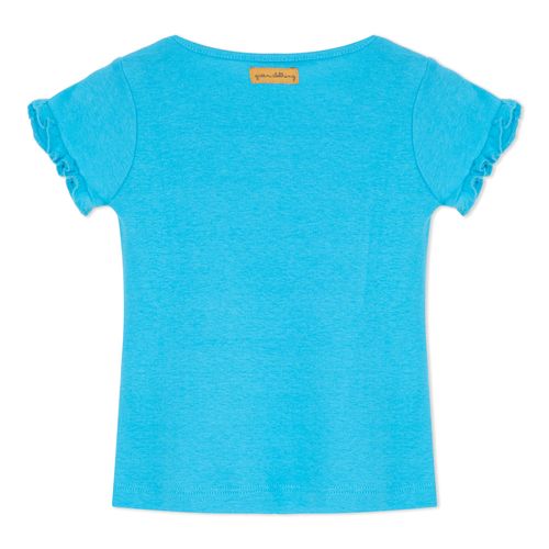 Camiseta Toddler Menina Babadinho Azul