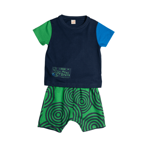 Conjunto Toddler Menino Orbite Verde