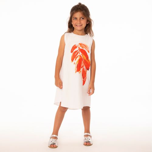 Vestido Infantil Menina Ruby Branco