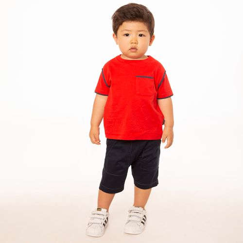 Camiseta Toddler Menino Sailor Vermelha