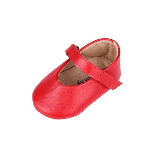 Sapato Bebê Menina Garden Vermelha