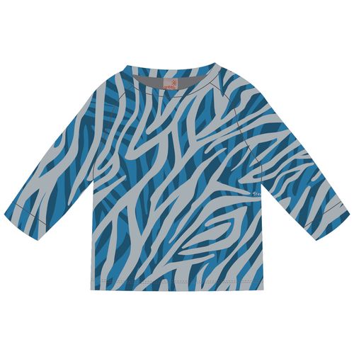 Camiseta Bebê Menino UV Azul Claro