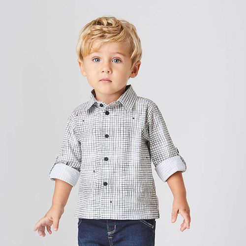 Camisa Toddler Menino Way Branco
