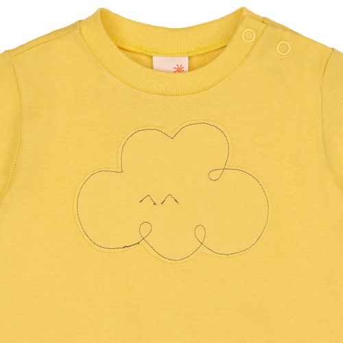 Body Bebê Unissex Nuvem Amarelo
