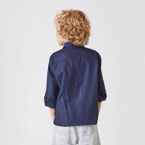 Camisa Infantil Menino Premium Azul