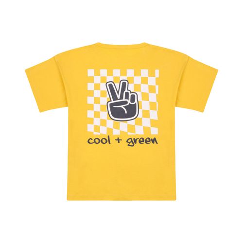 Camiseta Infantil Menino Cool Amarelo