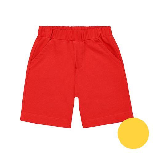 Bermuda Infantil Menino Color Amarelo