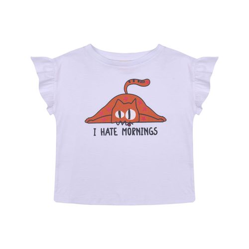 Camiseta Lazy Cat Branco
