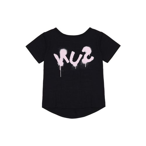 Camiseta Infantil Menina Sun Art Preta