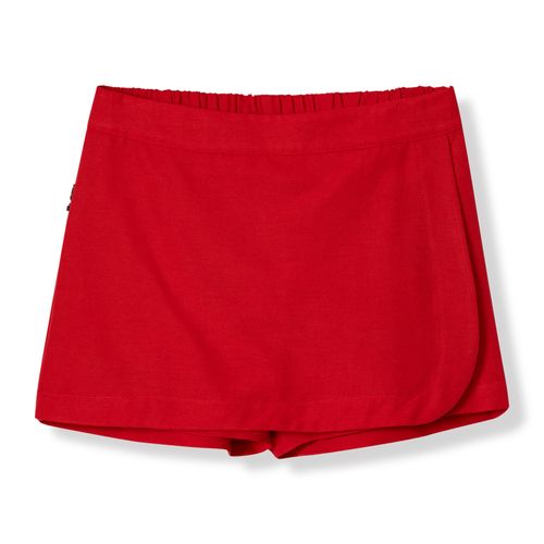 Short Saia Infantil Menina Sungreen Vermelha