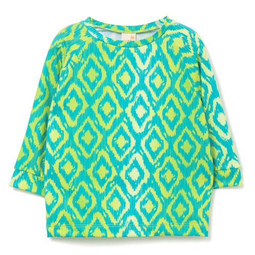 Camiseta Bebê Mar UV Verde Claro