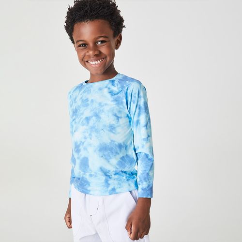Camiseta Infantil Mar UV Azul
