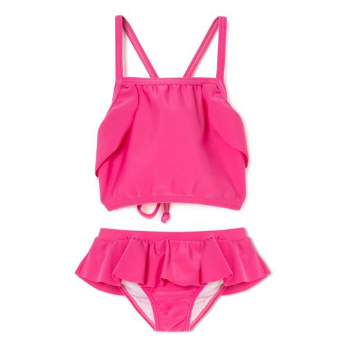 Biquini Infantil Arco-Íris Rosa