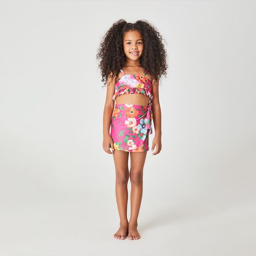 Biquini Infantil Blossom Rosa