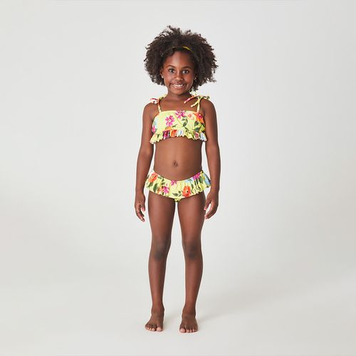 Biquini Infantil Blossom Amarelo