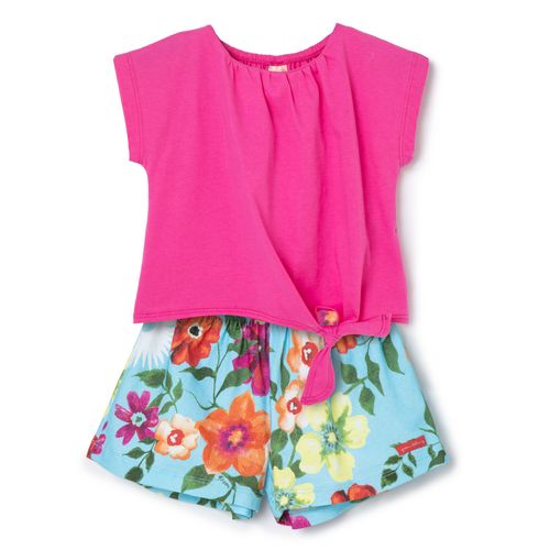 Conjunto Toddler Blossom Azul