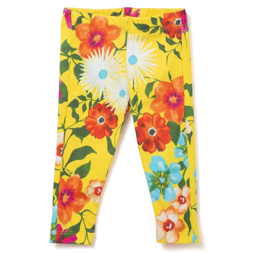 Legging Toddler Blossom Amarela
