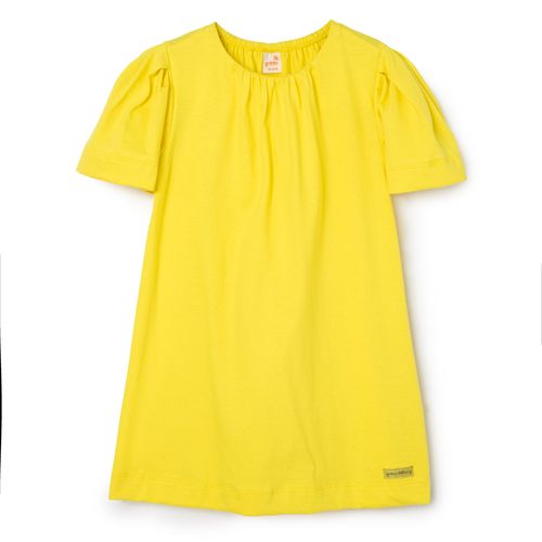 Vestido Toddler Arco-Íris Amarelo