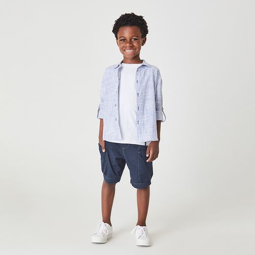 Bermuda Infantil Montain Azul