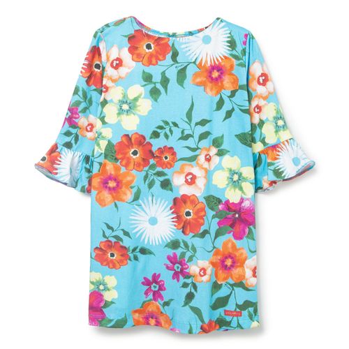 Vestido Infantil  Blossom Azul