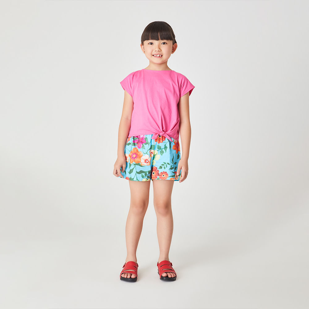 Conjunto Infantil Blossom Azul