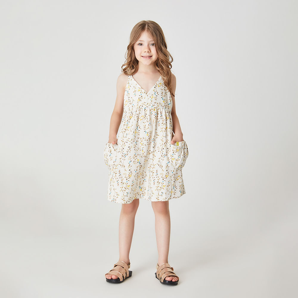 Vestido Infantil Sempre-Viva