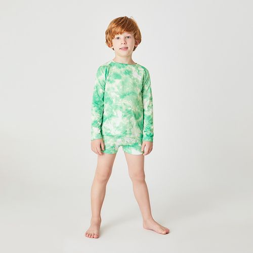 Camiseta Infantil Mar UV Verde