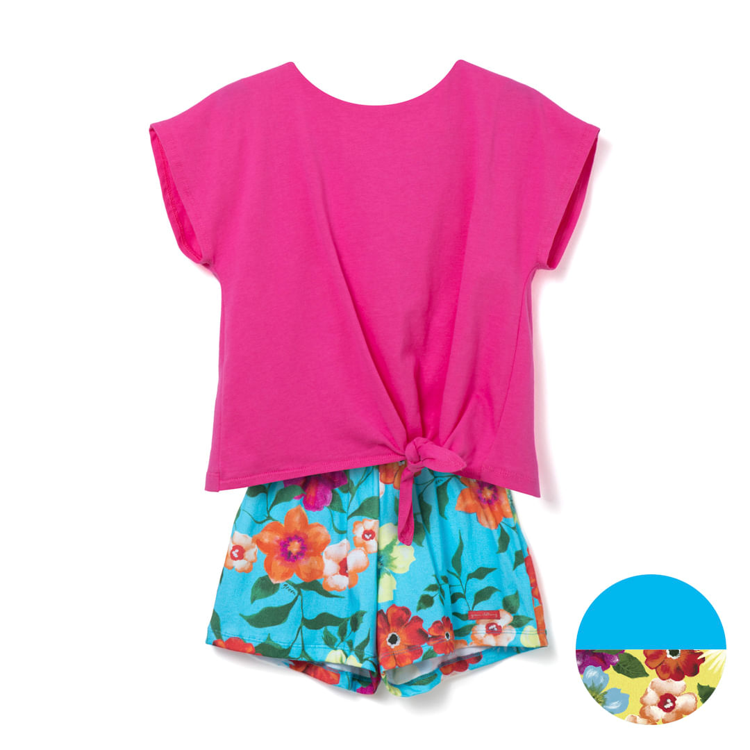Conjunto Infantil Blossom Amarelo