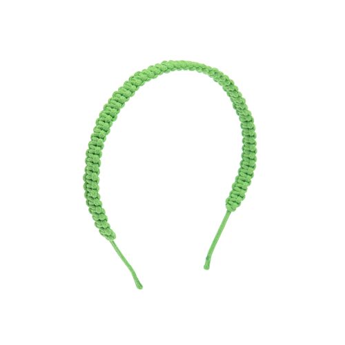 Tiara Infantil Macramê Verde