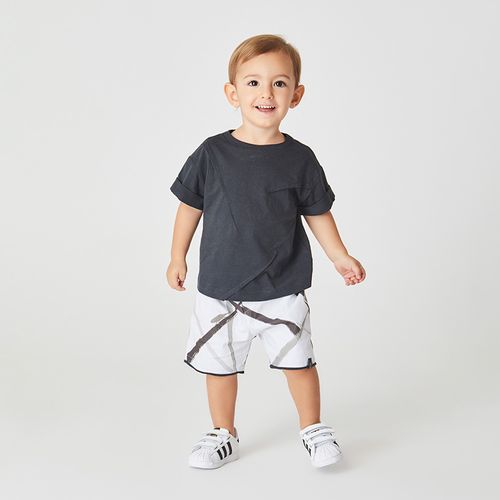 Conjunto Toddler Iguana Chumbo