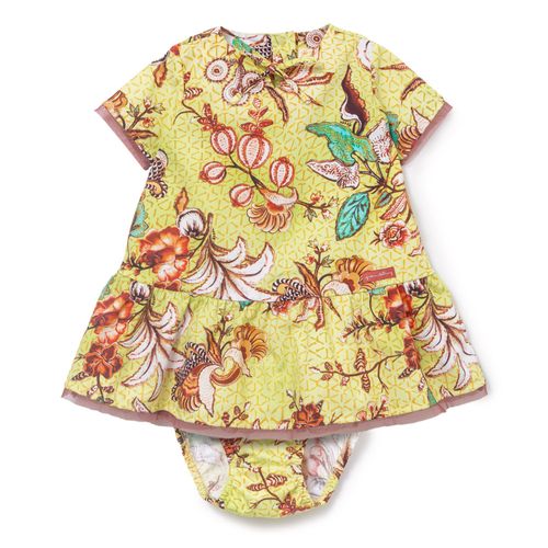 Vestido Bebê Aura Amarelo