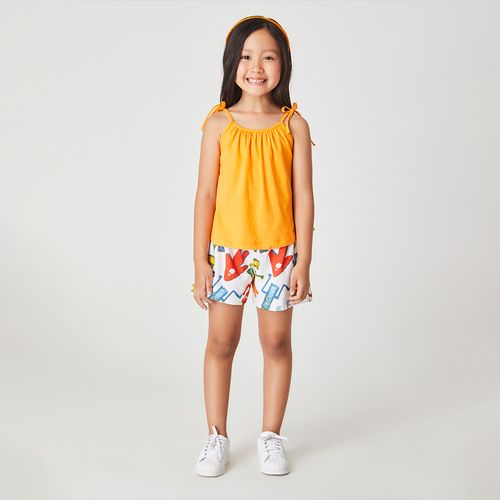 Conjunto Infantil Seres Laranja
