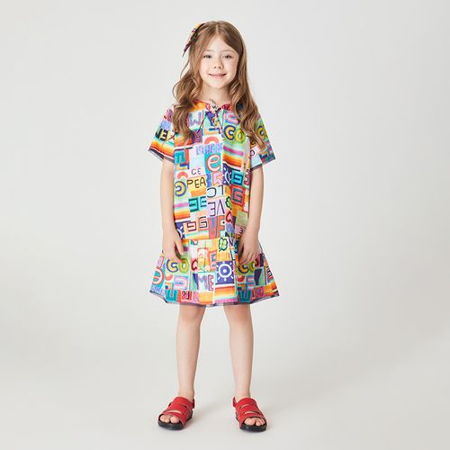 Vestido Infantil Celebrar Vermelho