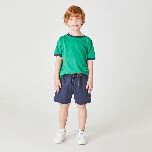 Bermuda Infantil Vivos  Azul